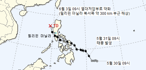 ì‹¤ì‹œê°„ íƒœí' ê²½ë¡œ ì‚¬ì´íŠ¸ 4ê³³ ìœ„ì¹˜ ë°