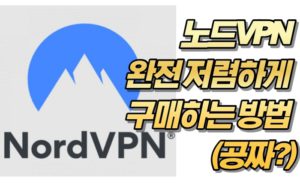 노드VPN 완전 저렴하게 구매하는 방법 (공짜?)